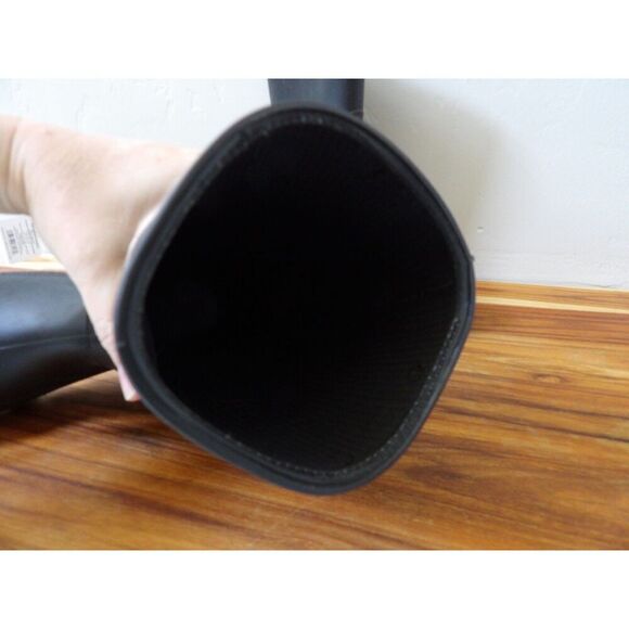 Wonder Nation Unisex Black Slip on Chore Rain Boots | 2 - Picture 7 of 8